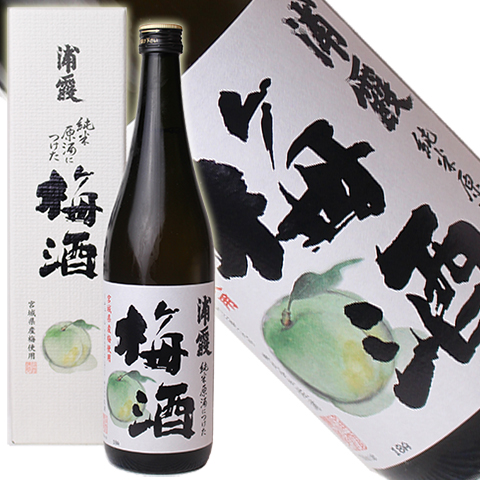 浦霞 純米原酒につけた梅酒 720ml